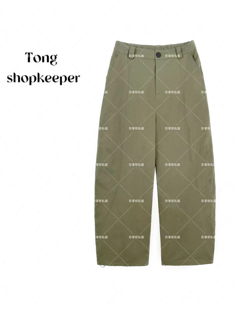 QJ/彤掌柜1682304 早秋25欧货气球裤设计版型高级感显瘦休闲裤