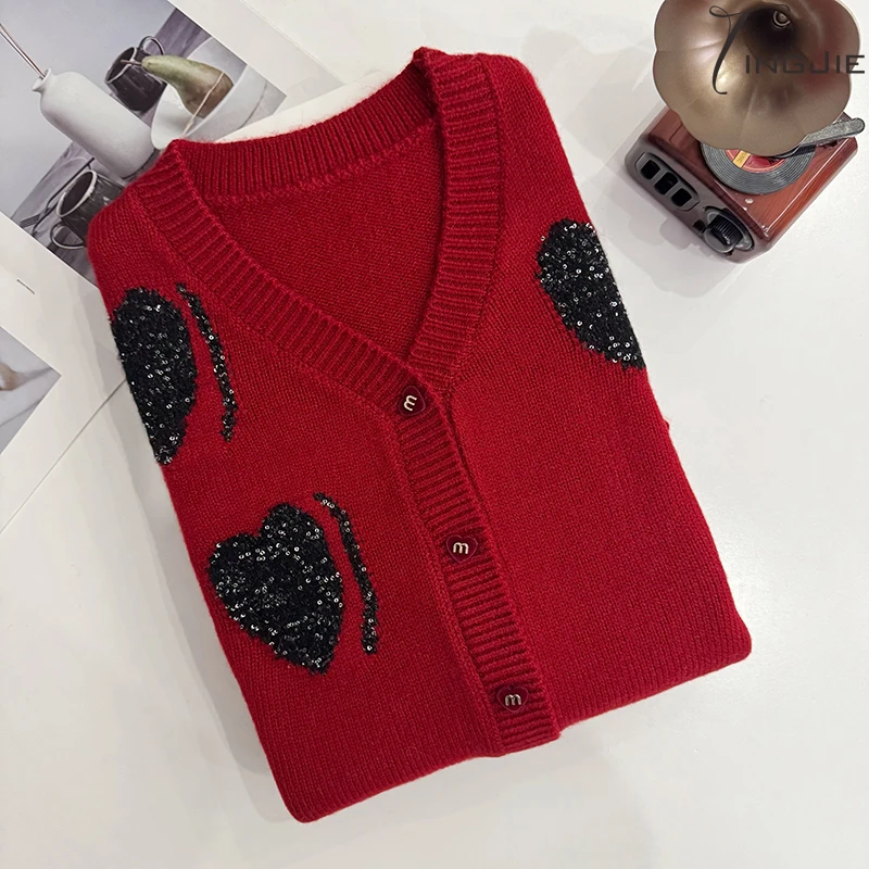 B2381长袖上衣针织毛衣上衣女