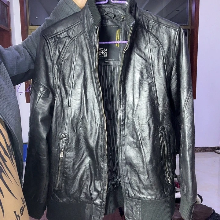 真***我男款皮衣，男款皮衣