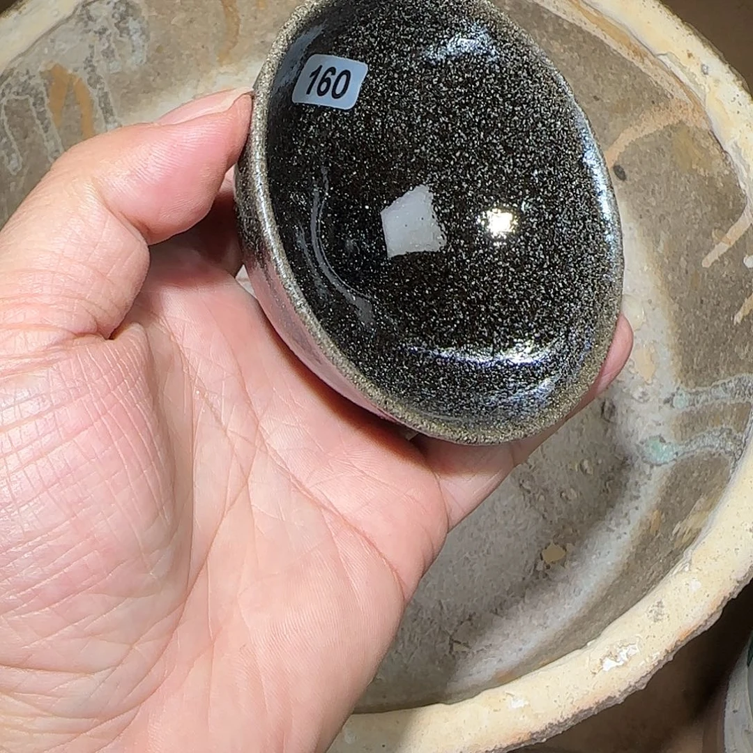 茶盏焦源柴烧自然还原160