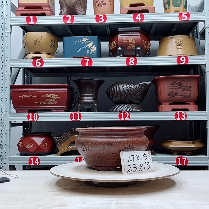 紫砂花盆紫砂花盆