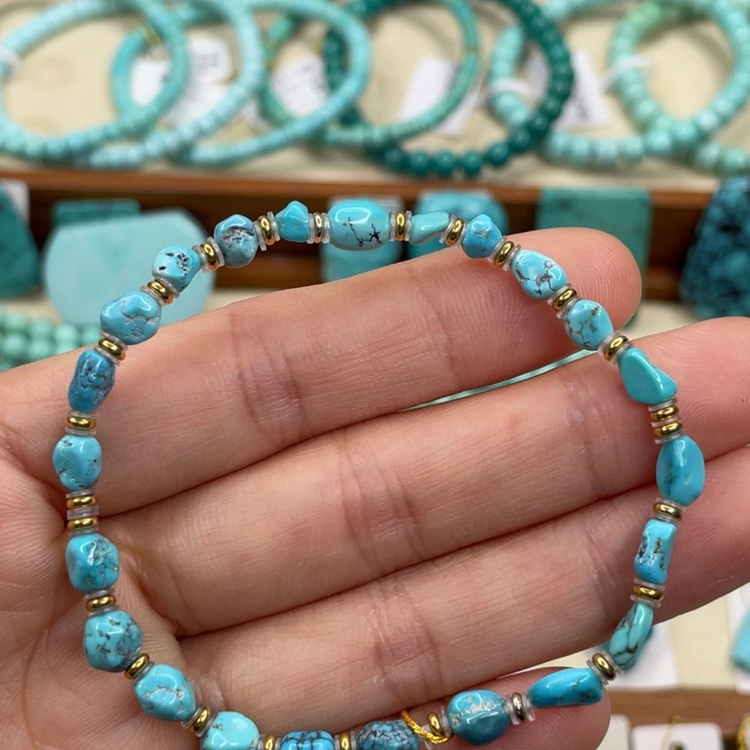 绿松石未镶嵌挂件