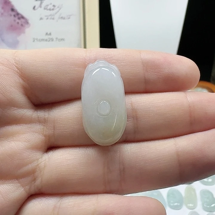 颈饰未镶嵌翡翠如意3