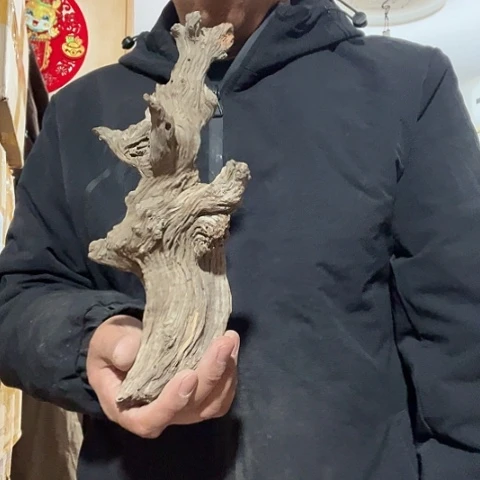 踏***实柏木崖柏毛料的加工