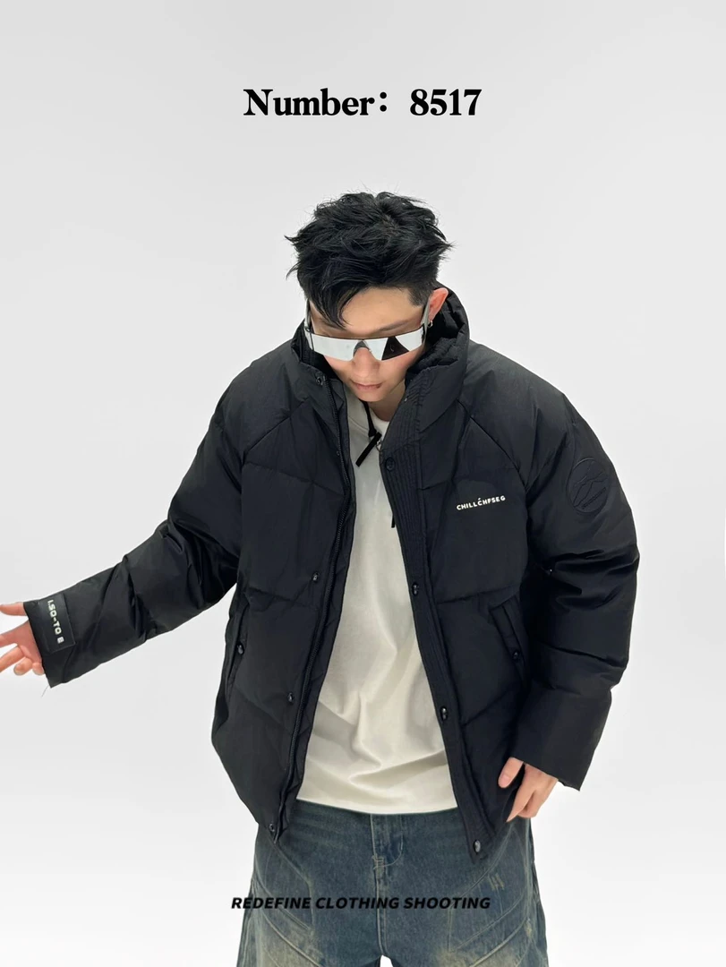 8517羽绒服蓄热鸭绒立领保暖男款户外百搭轻薄防风秋冬防寒男款