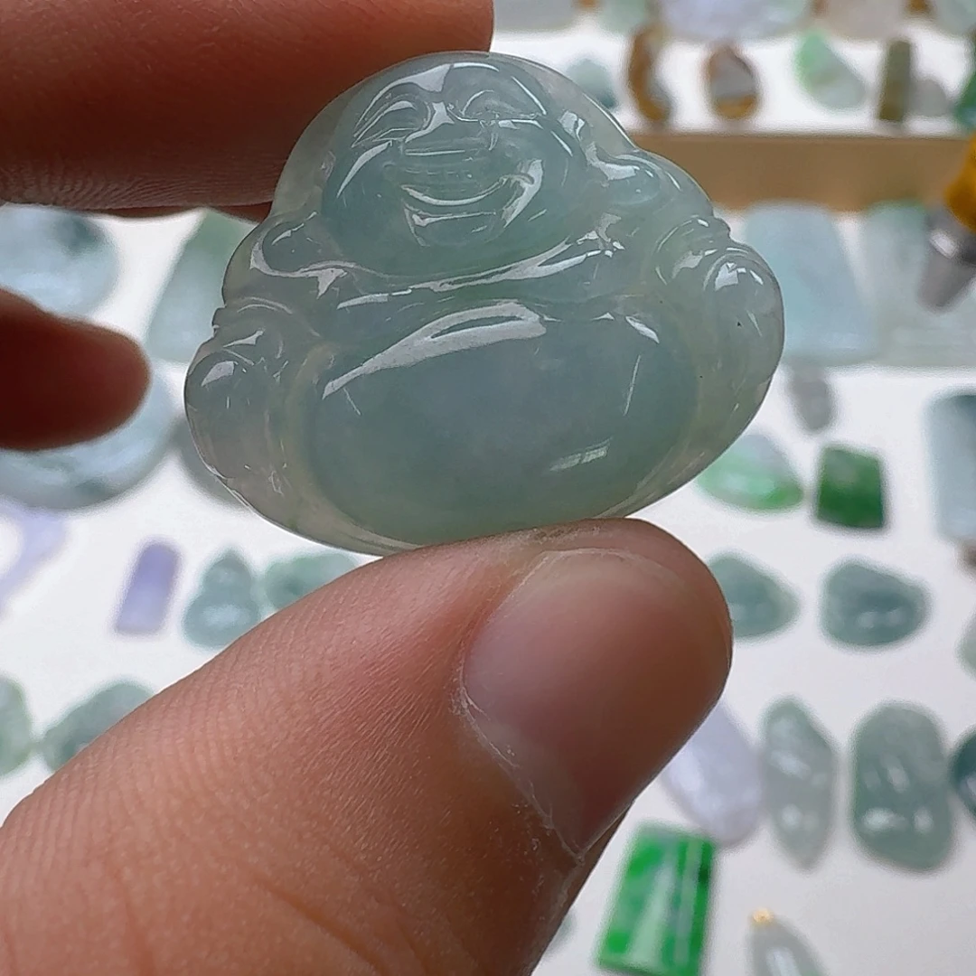 颈饰未镶嵌翡翠佛公