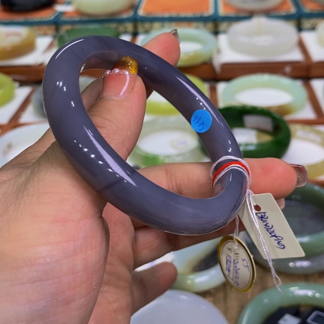 和田玉帝王紫55未镶嵌