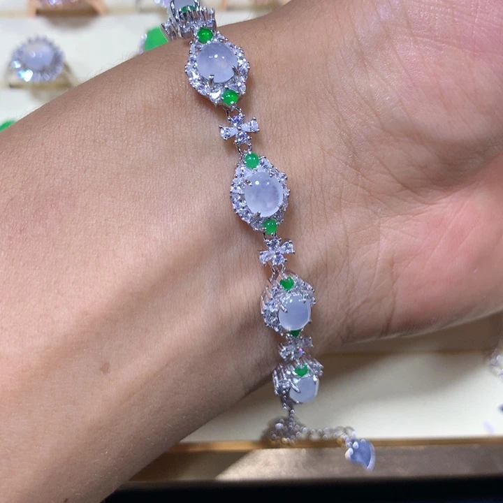 翡翠戒指未镶嵌翡翠手链