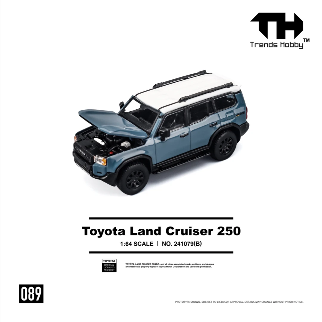 【壹童预售】Trence Hobby TH 1:64  LC250 蓝色 合金车模
