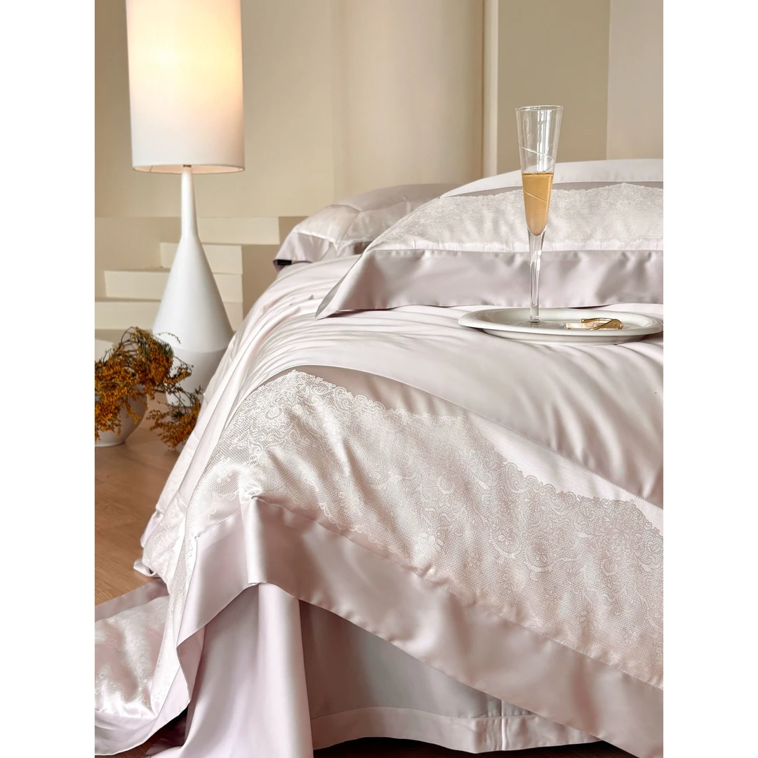 【百日宴破价款】高定系列进口银丝提花超细旦天丝棉超柔系列ML