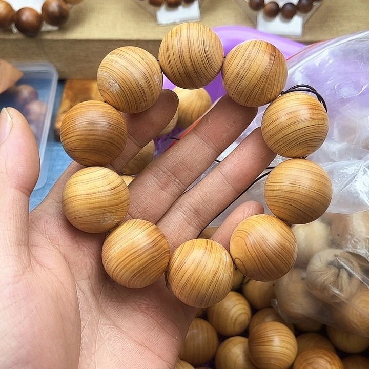 柏木（崖柏）手串/手链2.5虎皮纹