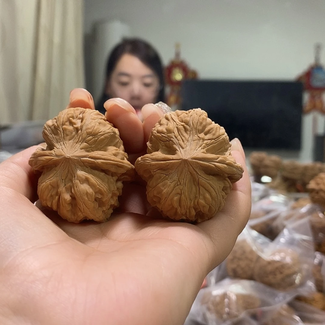 把件文玩核桃39芭蕉扇有水尖