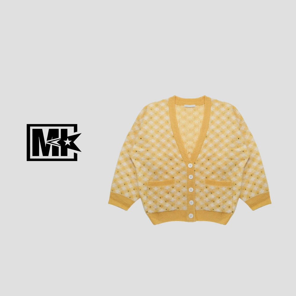 【工厂直发】毛衣上衣毛线衫女装秋冬2025新款慵懒风MK外套60027