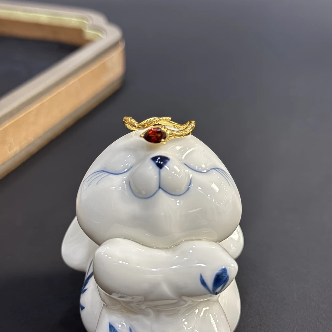 【鸿】天然石榴石紫牙乌蛇形银镶戒指Y544