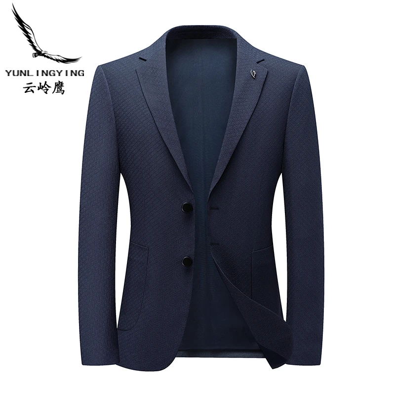 yunlingying/云岭鹰休闲西服男中年夏装薄款防晒西服春秋商务外套