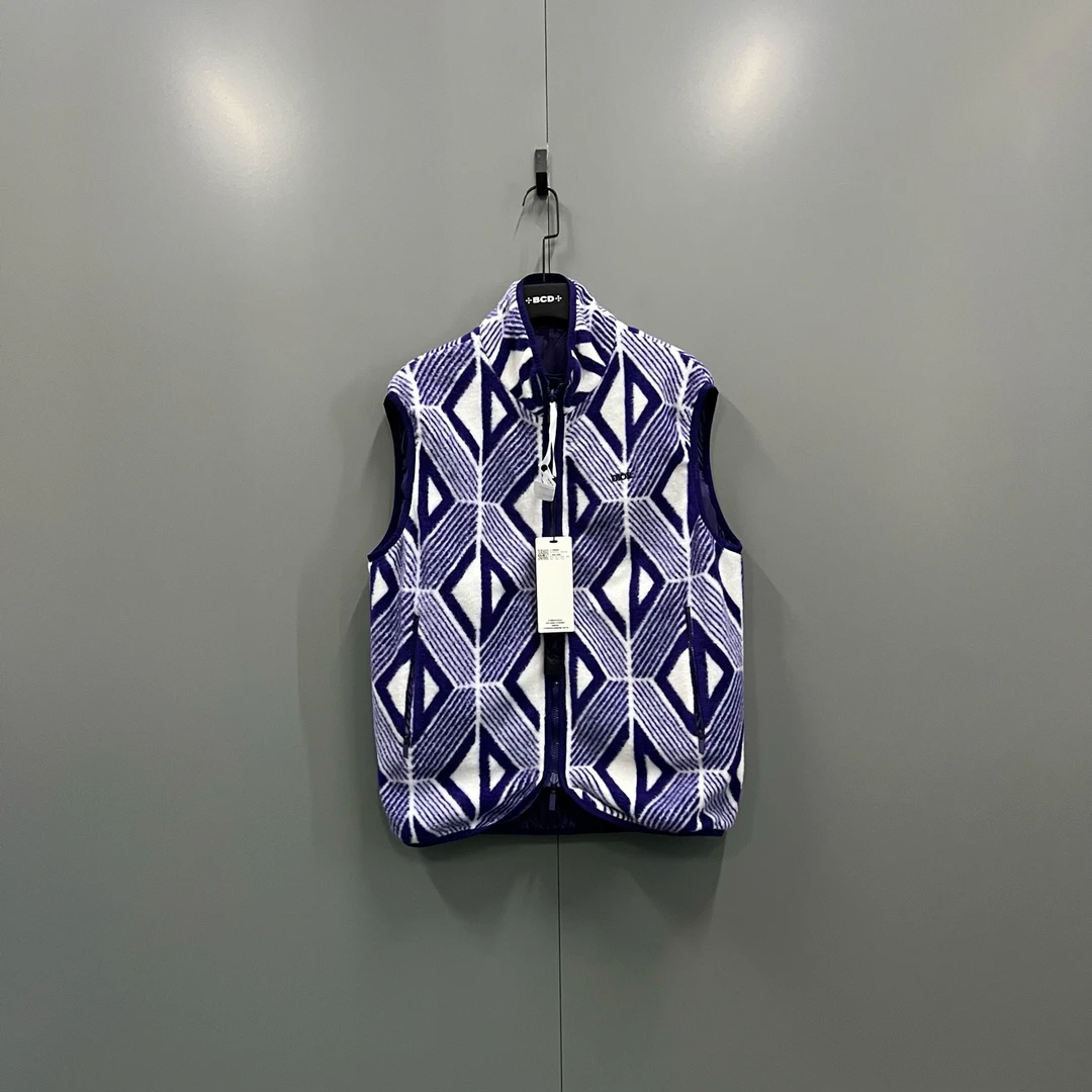 未使用 DIOR/迪奥 jp113 几何图案满印双面马甲 M 013827