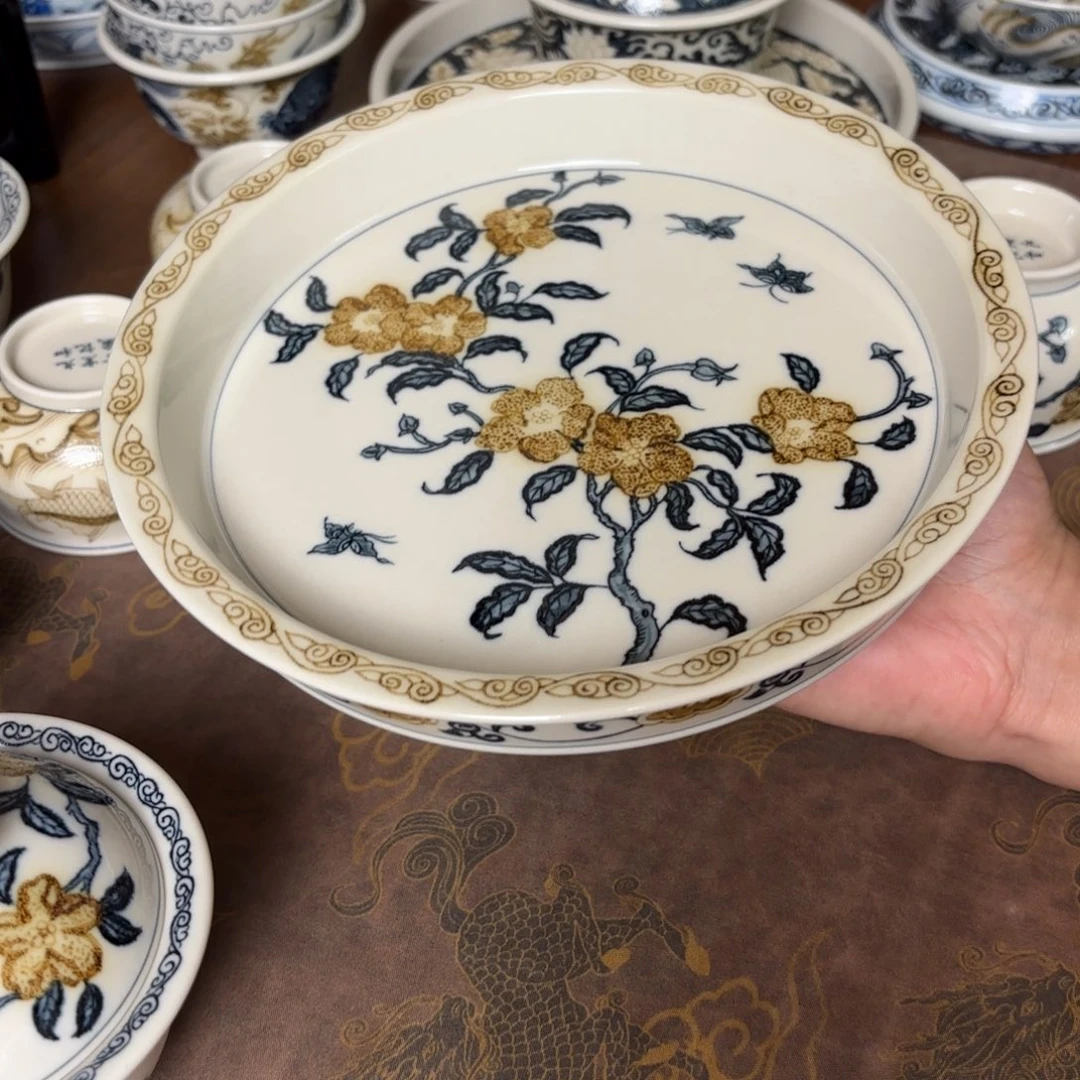 摆件景德镇手绘茶器