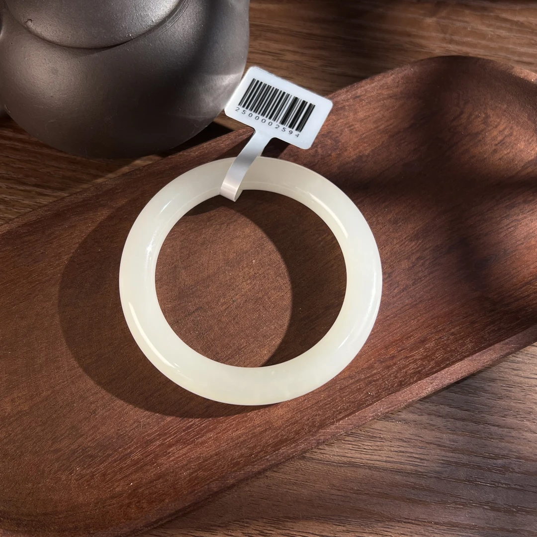 【睿泽鉴宝】和田玉圆条手镯(53-60#）9*10 JJY2504