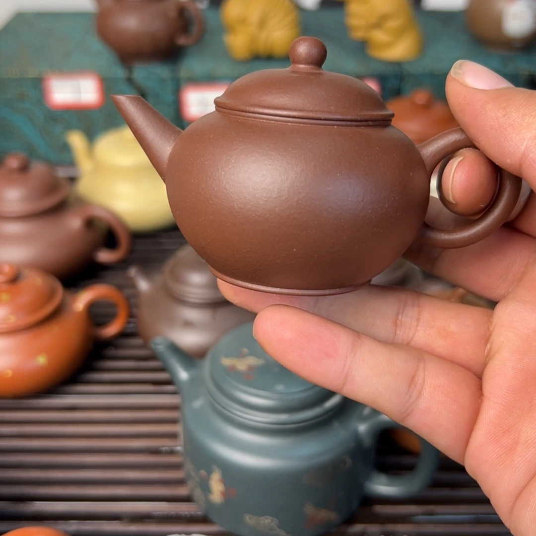 浅***然茶壶紫砂半手工水平