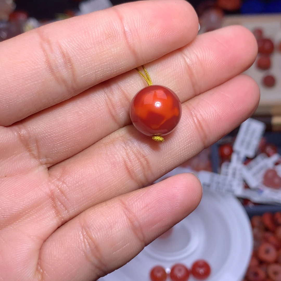 L****南红玛瑙未镶嵌珠宝半成品22