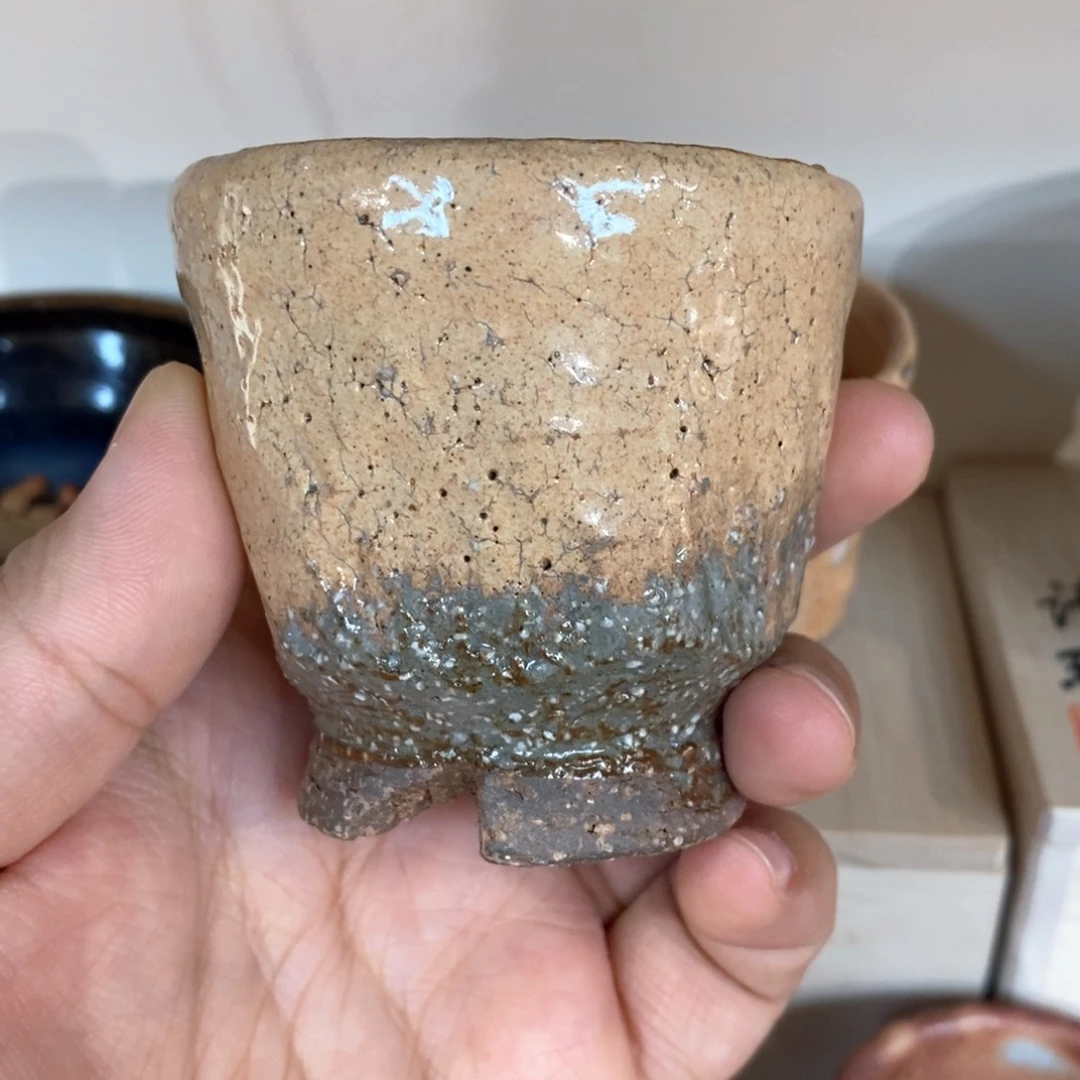 放*晴柴烧侘寂粗陶茶具