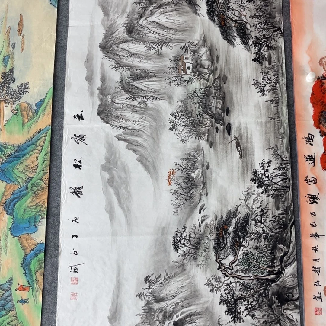 微***扬国画明月的直播间888 不带证书