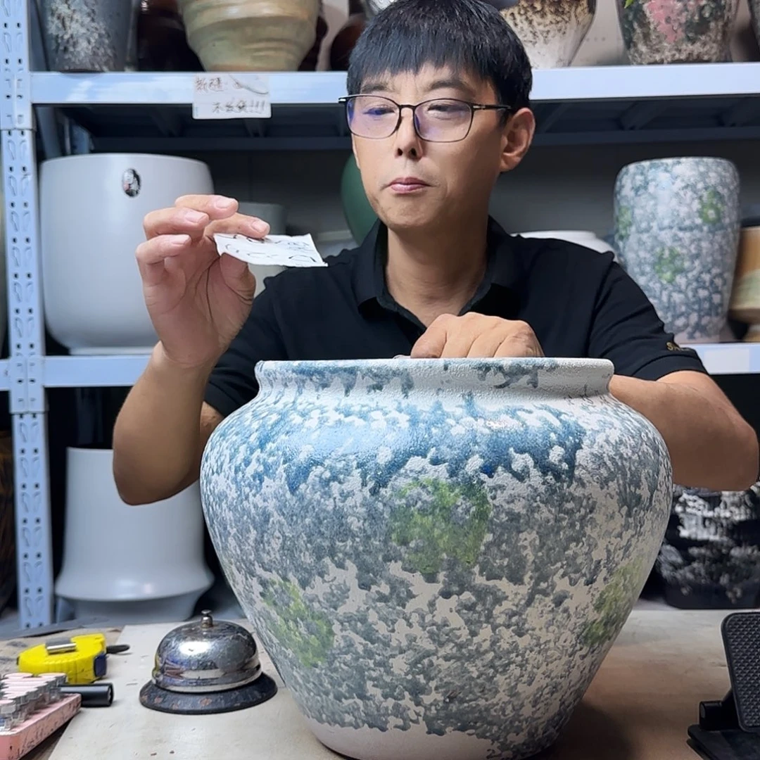 紫砂花盆尺寸24@25