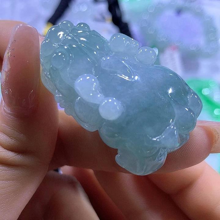 翡翠未镶嵌颈饰天然翡翠A货吊坠