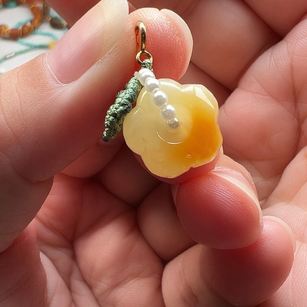 未镶嵌吊坠(不含链)琥珀