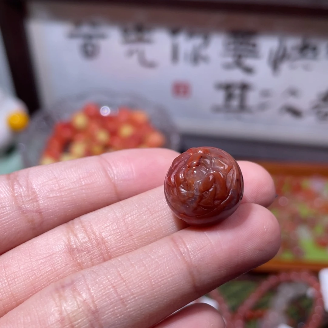 未镶嵌南红玛瑙挂件10997