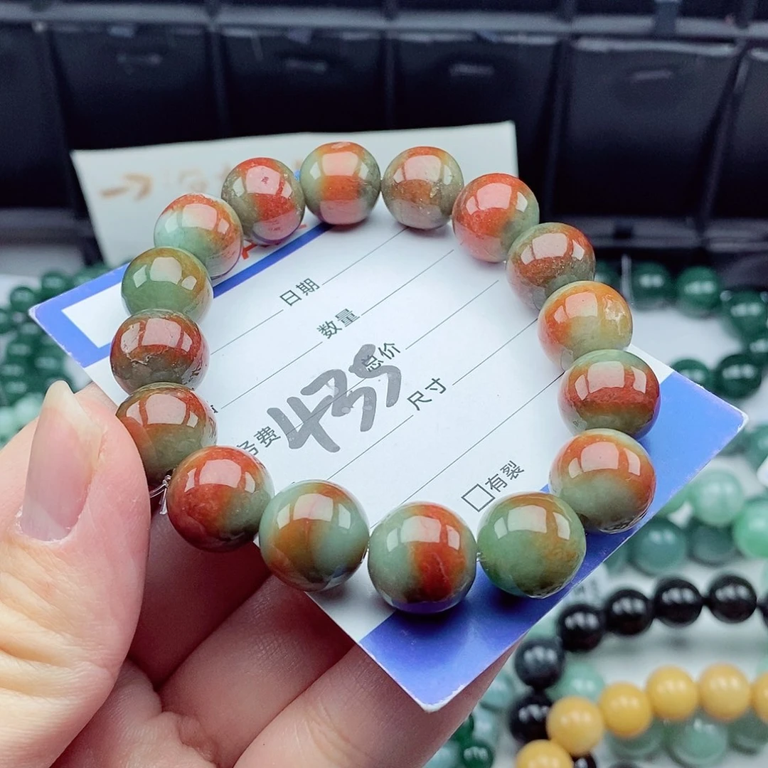 翡翠毛衣链未镶嵌