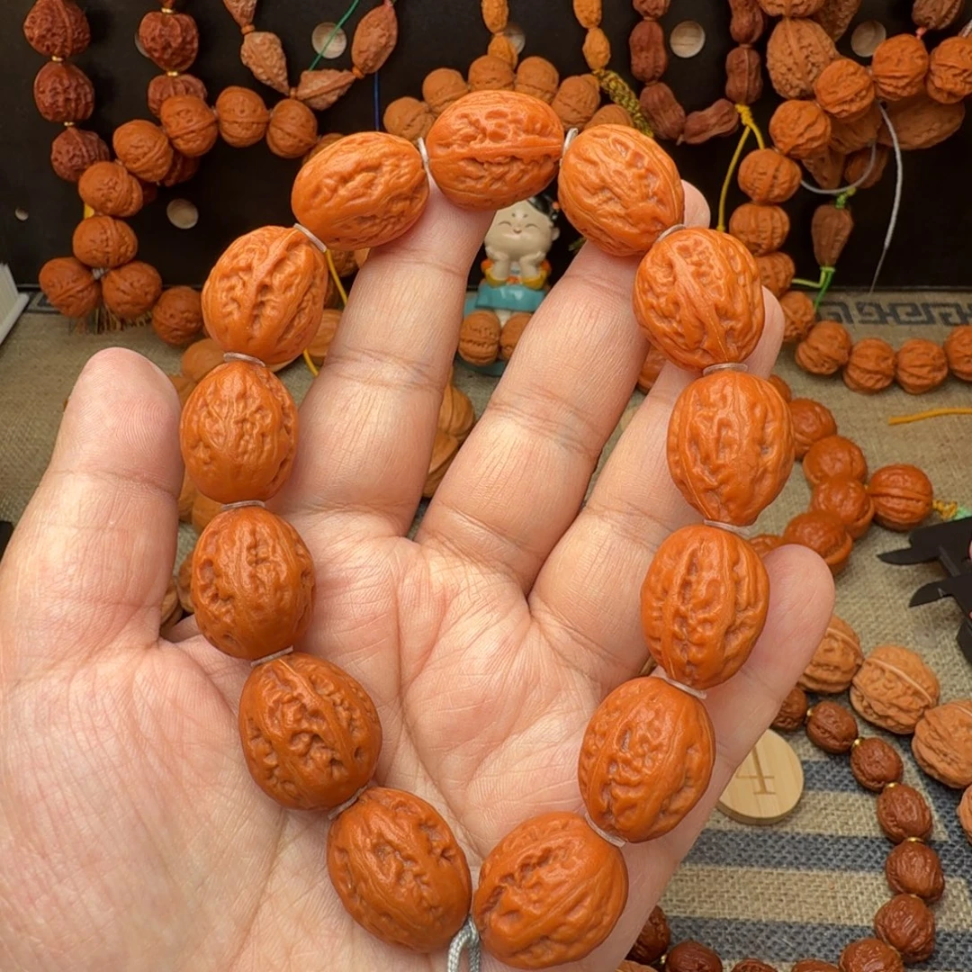 文玩核桃手串橘皮小枣手串18