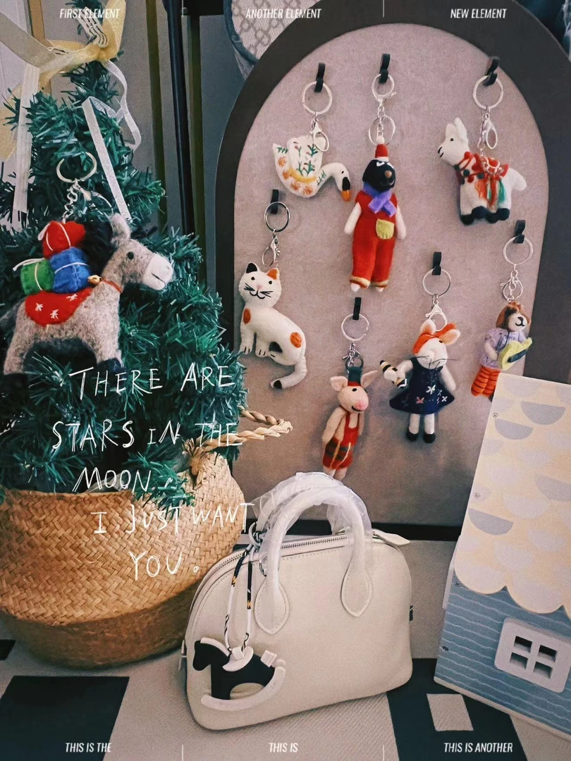 尼泊尔手工羊毛毡挂饰