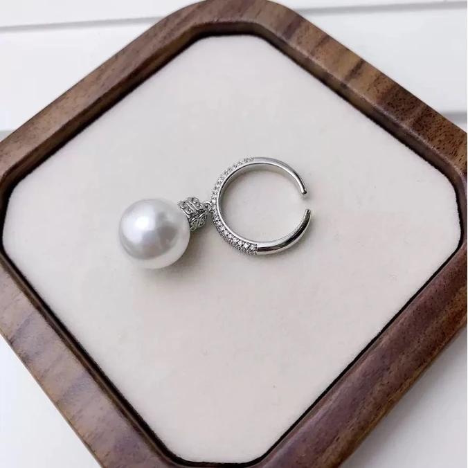 铜合金亚克力戒指 【鑫蕾】设计款个性造型气质时尚开口戒指00595