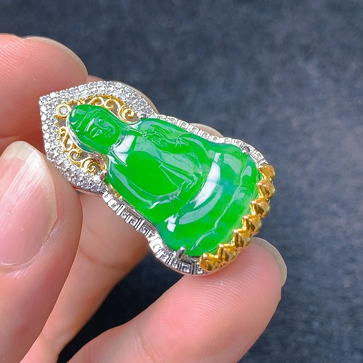 翡翠未镶嵌颈饰翡翠