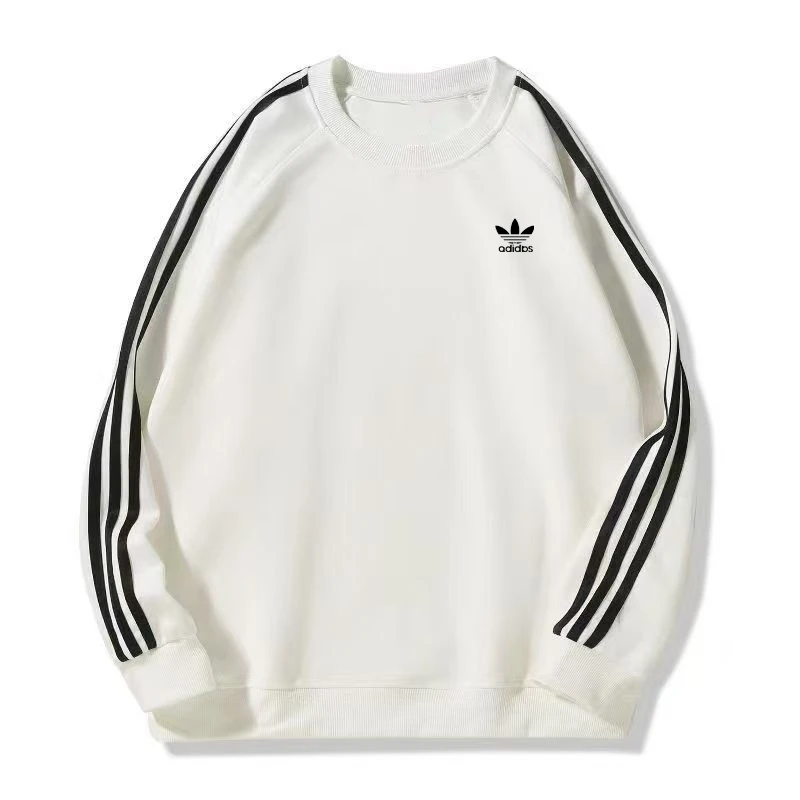 【硅胶logo 万达撤柜】圆领长袖士灰色休闲卫衣套装潮流春秋季韩版