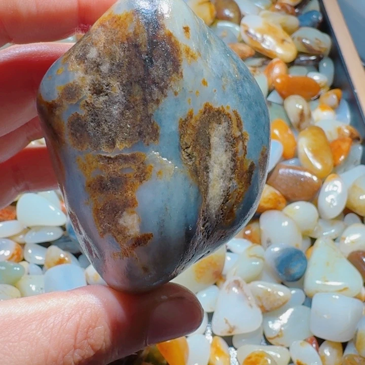 和田玉未镶嵌手链206克