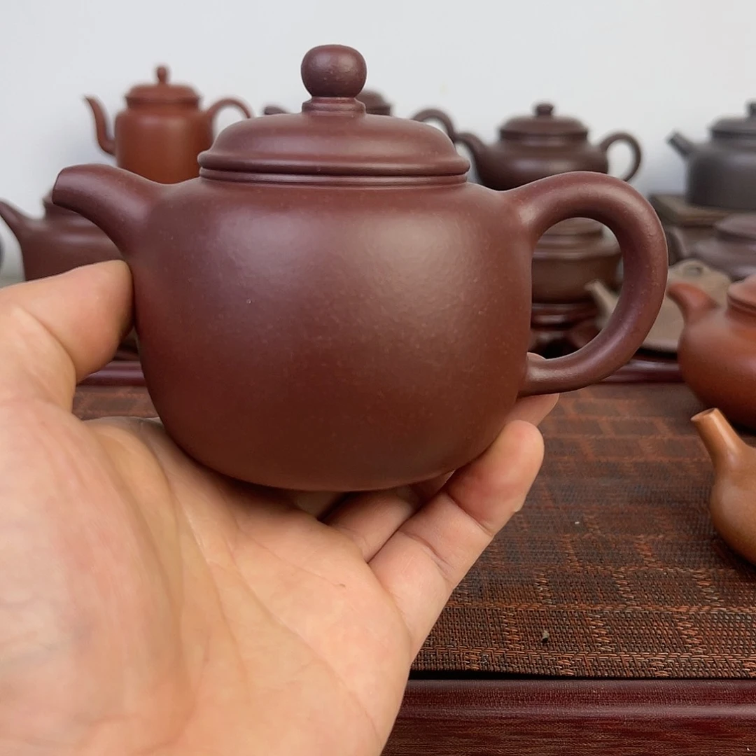 紫砂茶壶完美紫泥匏尊