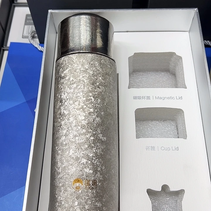 匡迪钛杯抗菌杯450银色