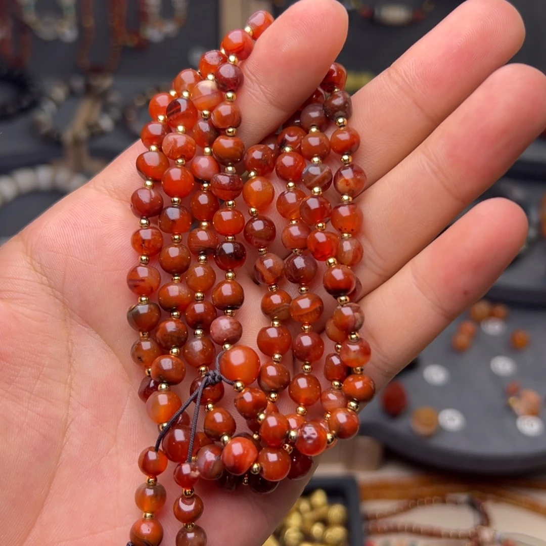 玛瑙/玉髓合金颈饰