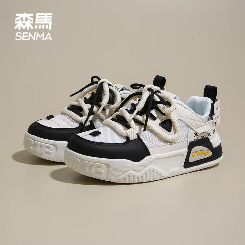 森马【双十一好物】秋季新款2025爆款百搭高级休闲板鞋增高厚底鞋子