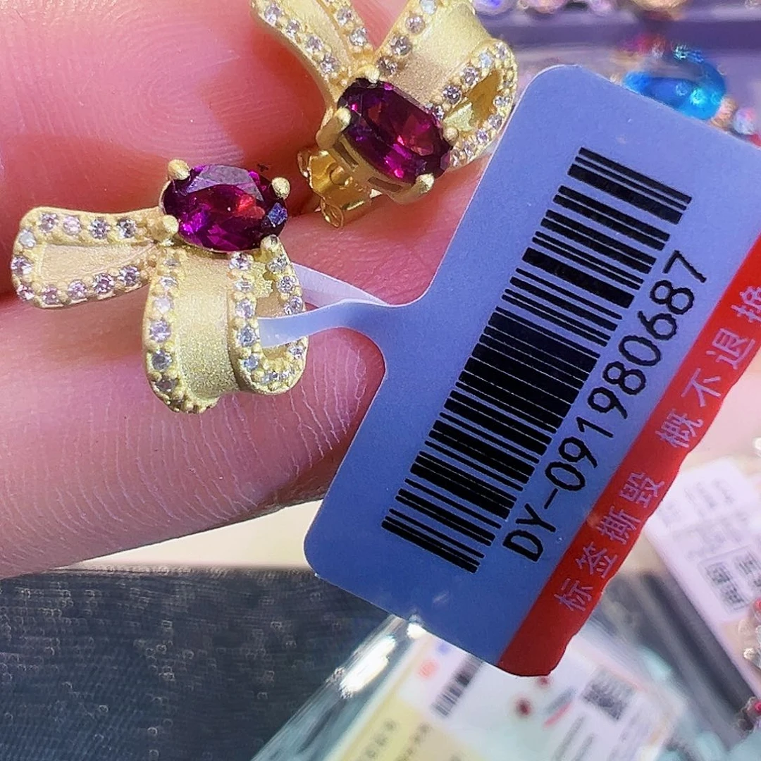 银S925镶嵌石榴石石榴石