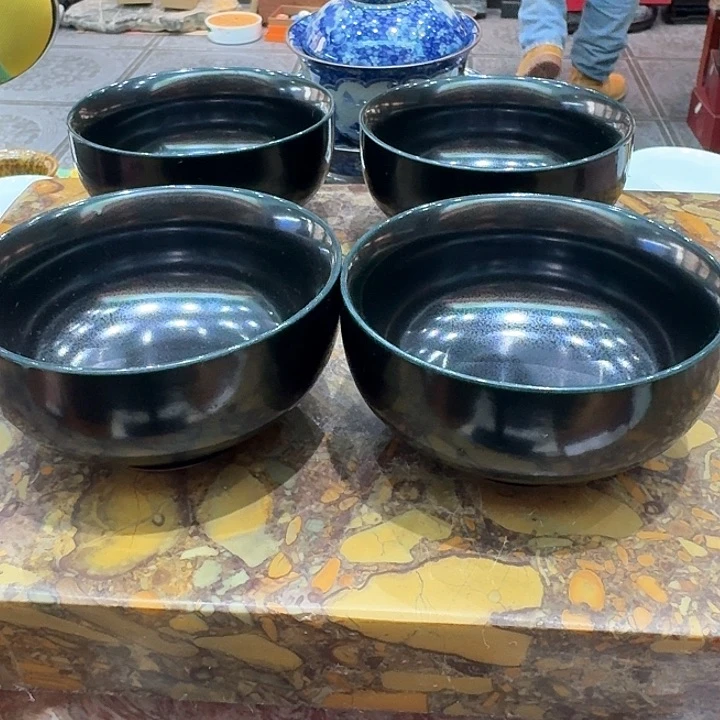 釉滴杯四个一组。。。品茗