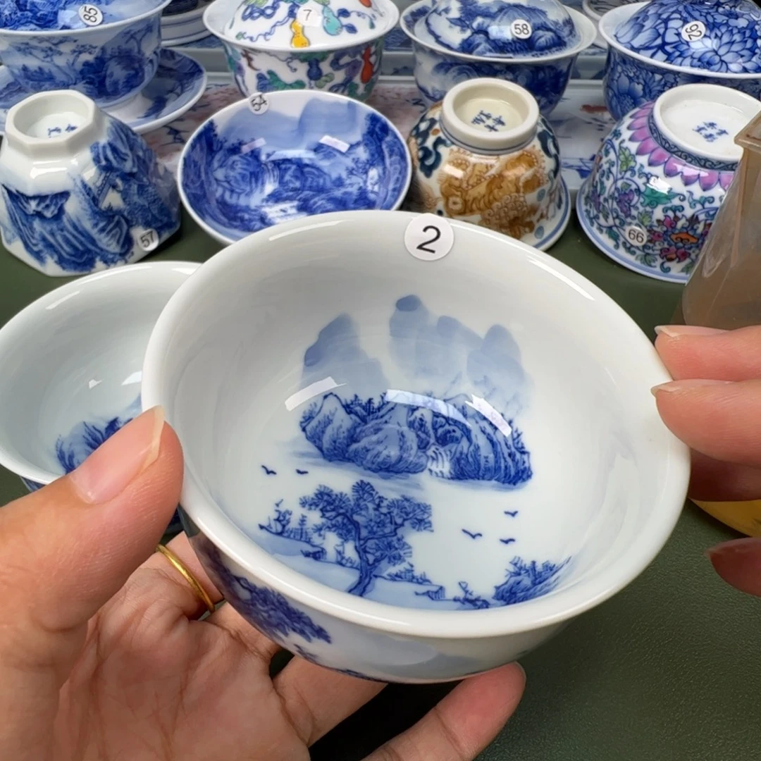 景德镇纯手工纯手绘茶具木木2
