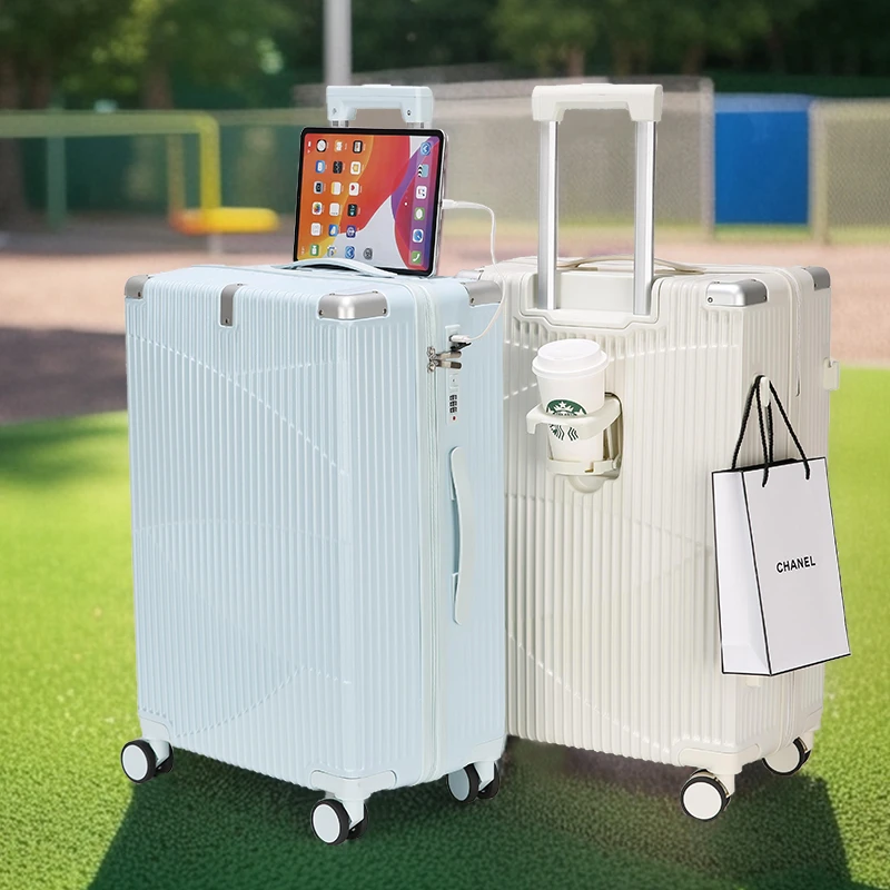 多功能大容量行李箱女轻便拉杆箱学生网红拉链加厚密码登机旅行箱