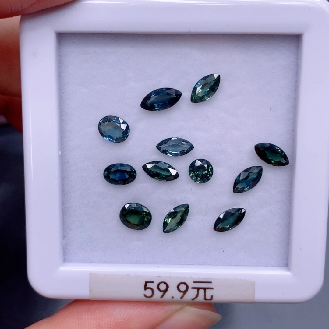 蓝宝石裸石59.9一粒，仅供展示，挑好上定向