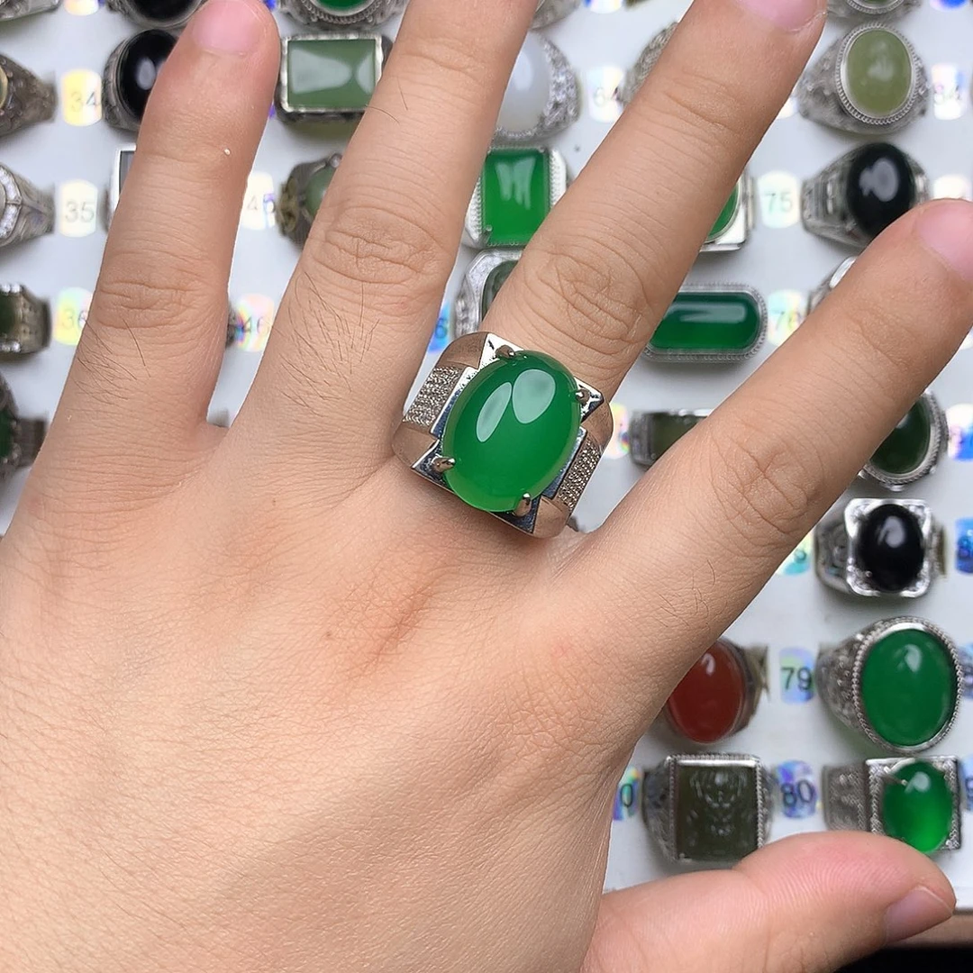 玛瑙/玉髓戒指合金