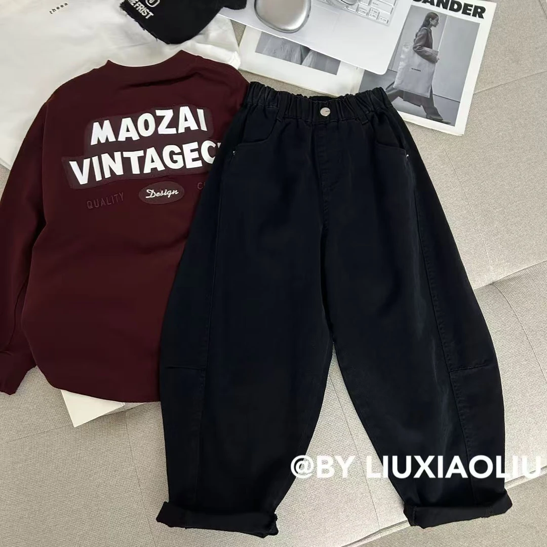 杭州六小六正版BY LIUXIAOLIU秋季儿童休闲裤17413