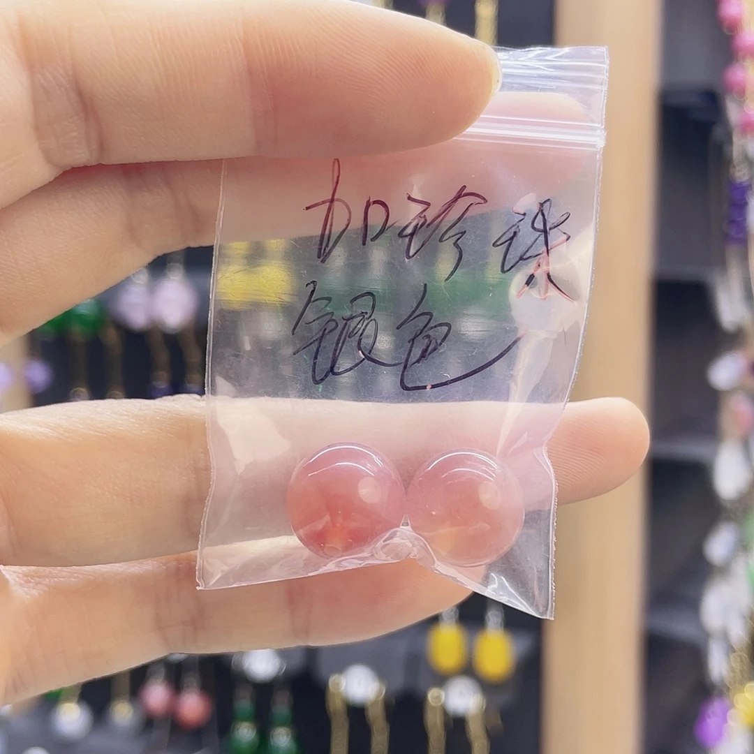 半***生银S925镶嵌耳坠玛瑙/玉髓加1厘米链条 做银色加珍珠