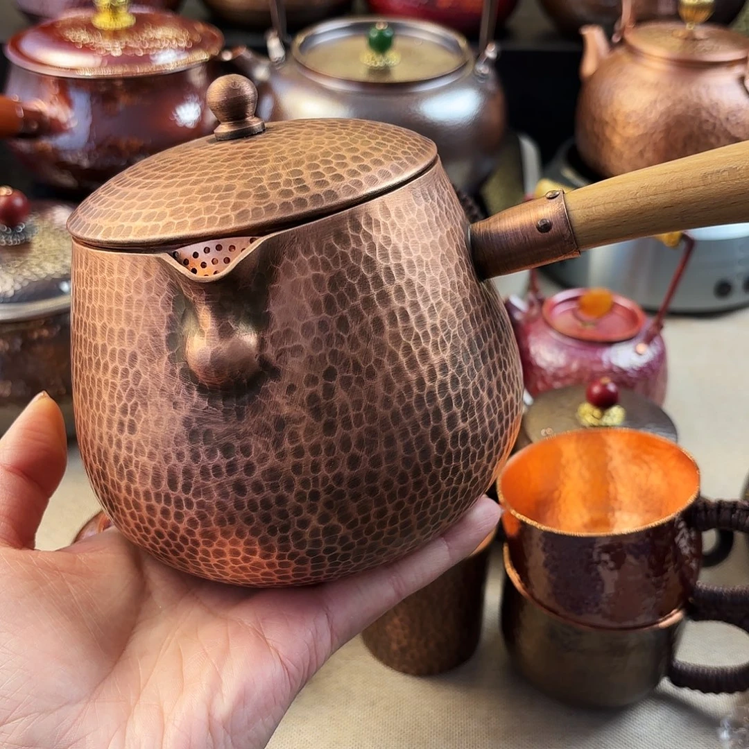 我***佛1000毫升加厚紫铜侧把